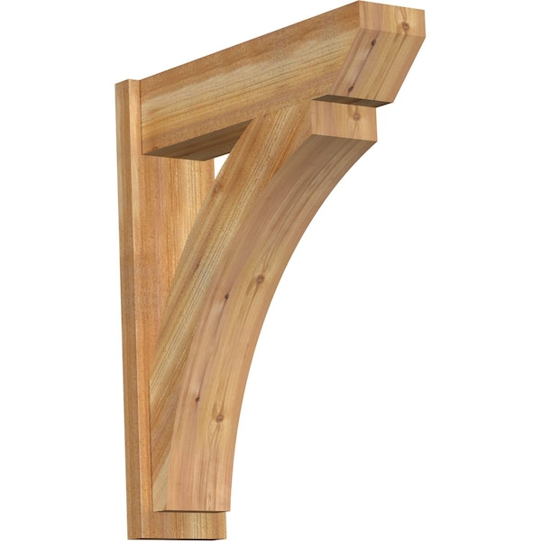 Ekena Millwork Thorton Slat Rough Sawn Outlooker, Western Red Cedar, 8"W x 30"D x 36"H OUT08X30X36THR06RWR - main